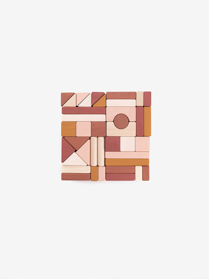 Wooden Castle Blocks | 41-Piece Set | Linden & Birch