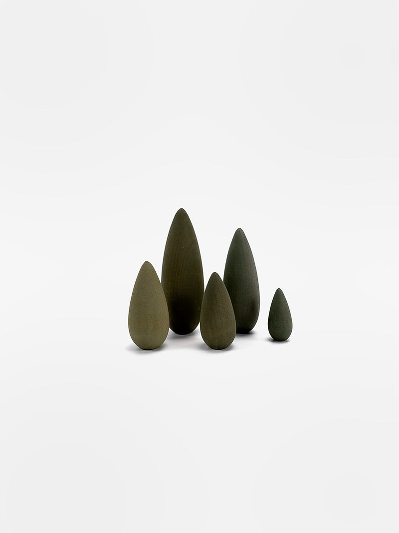 Trees Set / Thujas | Linden Wood | 3-Piece