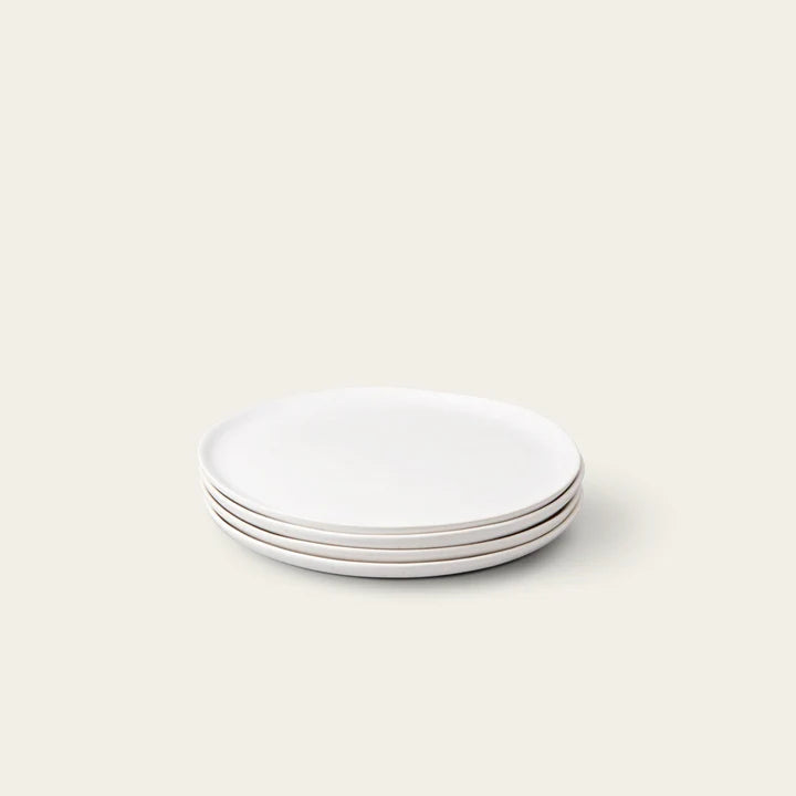 Hand-Finished Stoneware Salad Plates | Set of 4