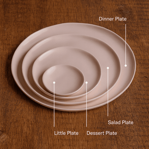 Hand-Finished Stoneware Salad Plates | Set of 4