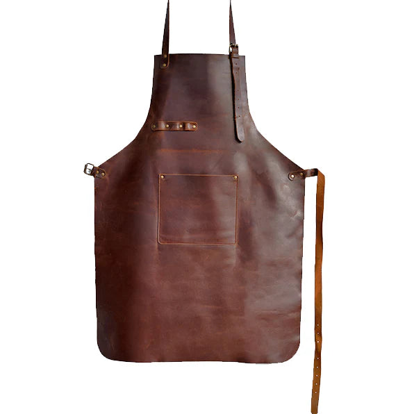 Scandinavian Leather Apron | Full-Grain Crazy Horse Leather