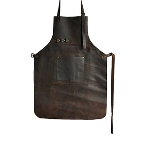 Scandinavian Leather Apron | Full-Grain Crazy Horse Leather