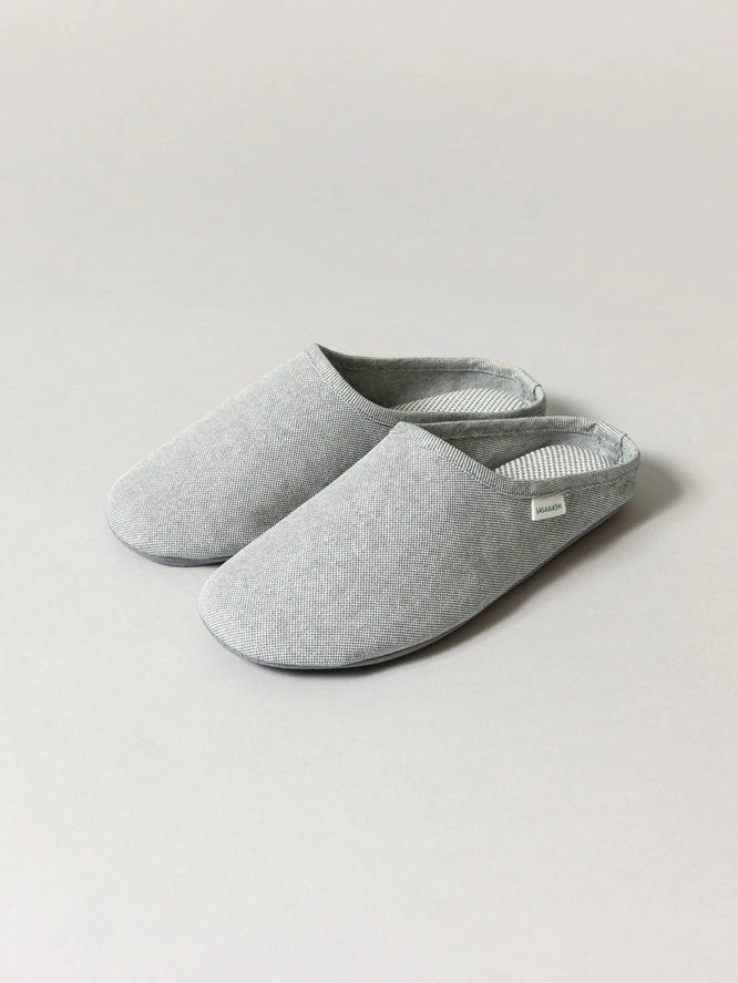 Sasawashi Room Shoes, Grey