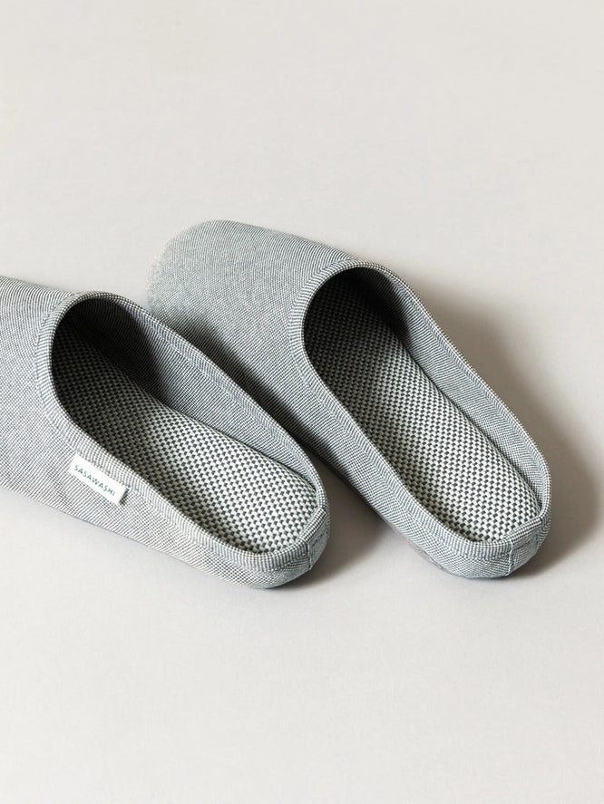 Sasawashi Room Shoes, Grey
