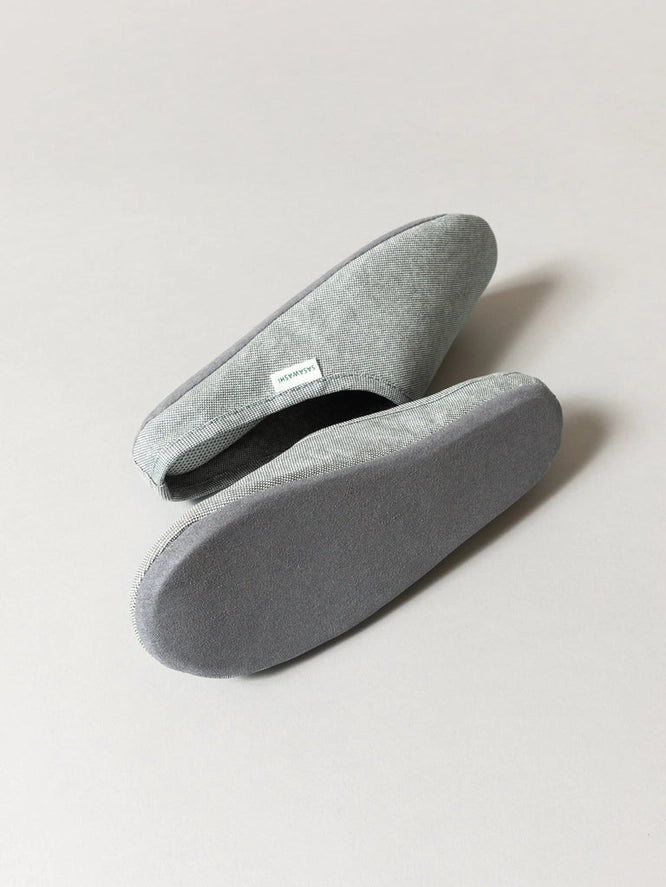 Sasawashi Room Shoes, Grey