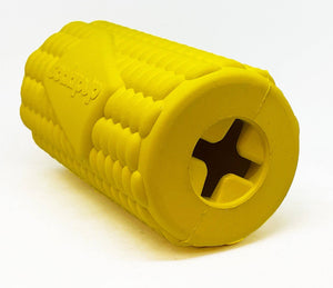 Corn on the Cob Dog Toy | Natural Rubber Treat Dispenser | USA Made