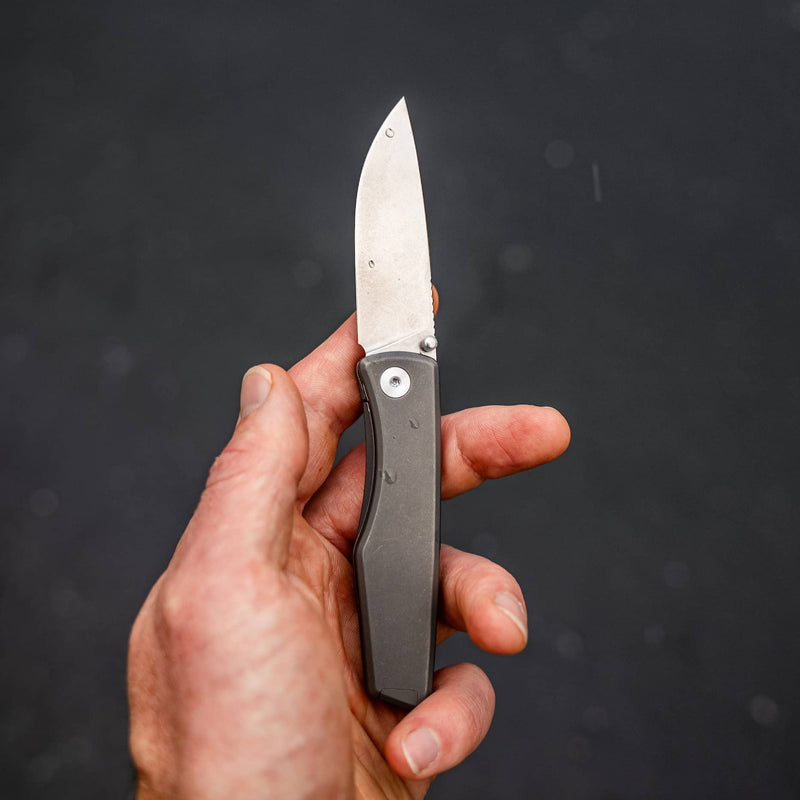 The Overlook Pocket Knife | M390 Steel | Titanium Frame | 2.62" Blade