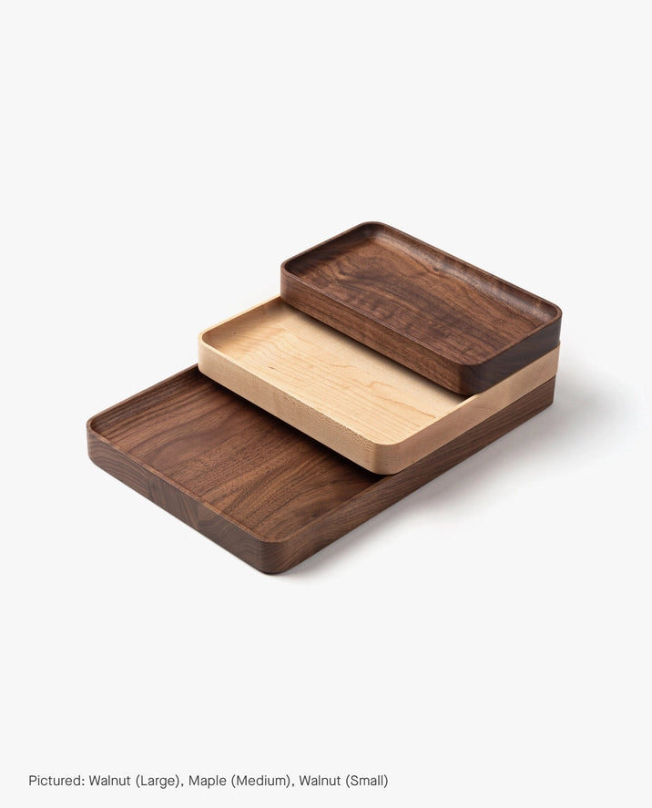 Walnut Valet Tray — Small
