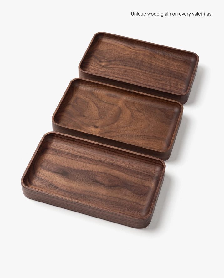 Walnut Valet Tray — Small