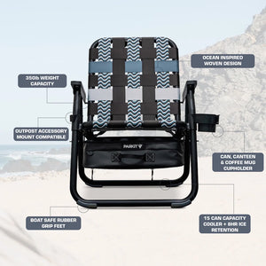 Voyager Backpack Chair | Insulated Cooler & Storage | 16" Seat Height