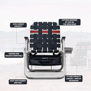 Voyager Backpack Chair | Insulated Cooler & Storage | 16" Seat Height