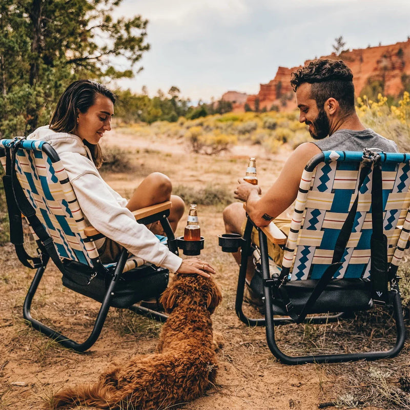 Voyager Backpack Chair | Insulated Cooler & Storage | 16" Seat Height