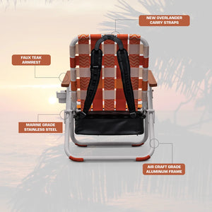 Voyager Backpack Chair | Insulated Cooler & Storage | 16" Seat Height