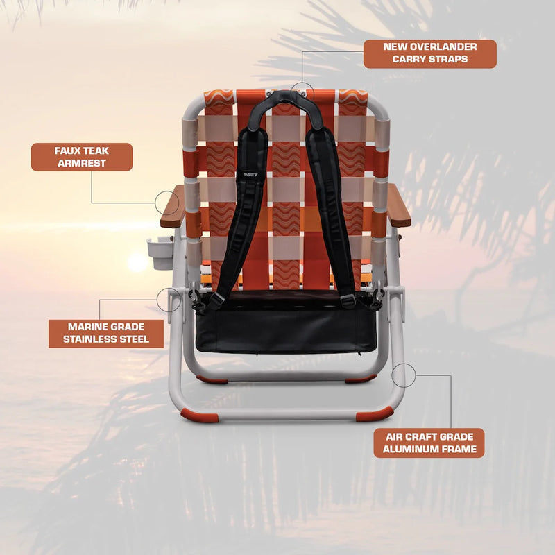 Voyager Backpack Chair | Insulated Cooler & Storage | 16" Seat Height