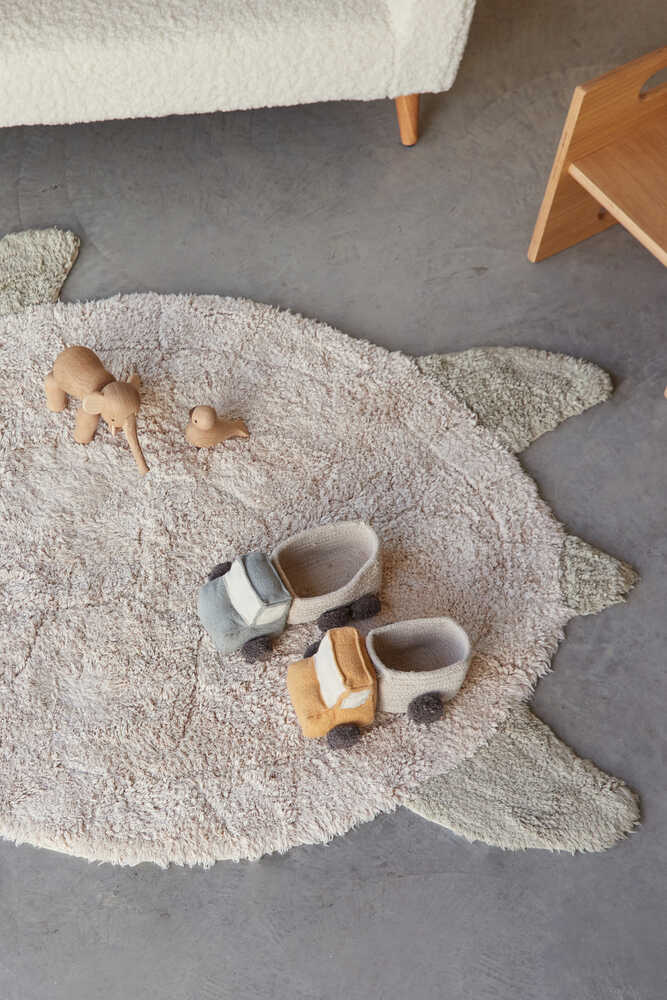 Washable Rug Sea Turtle | Hexagonal Shell Pattern | 97% Cotton