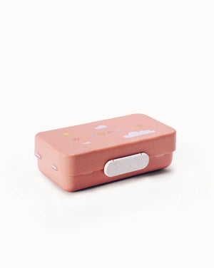 WeeWander Snack Box | 6 Compartments | Wheat Straw Lid | Cream
