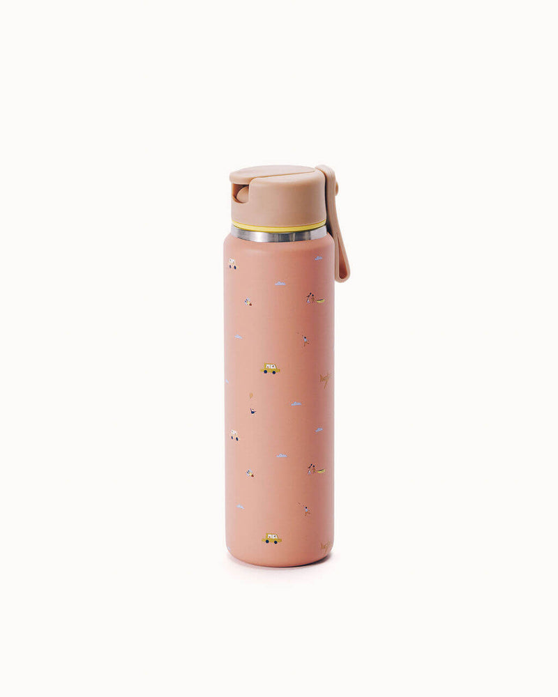 WeeWander Water Bottle | Flip Spout | Green with Adventure Characters