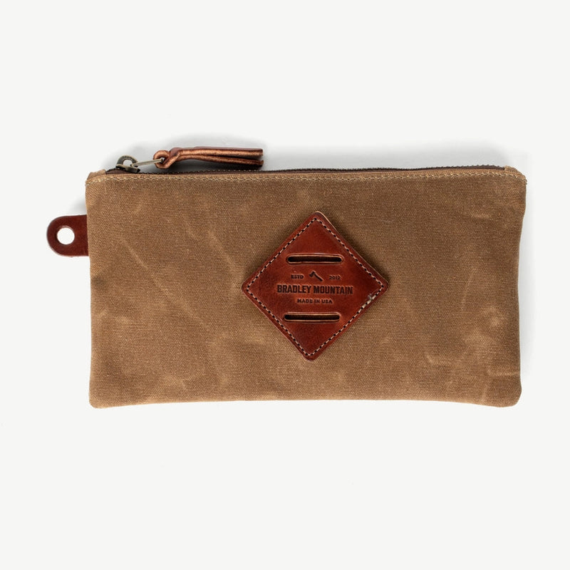 Zip Pouch — Brush Brown
