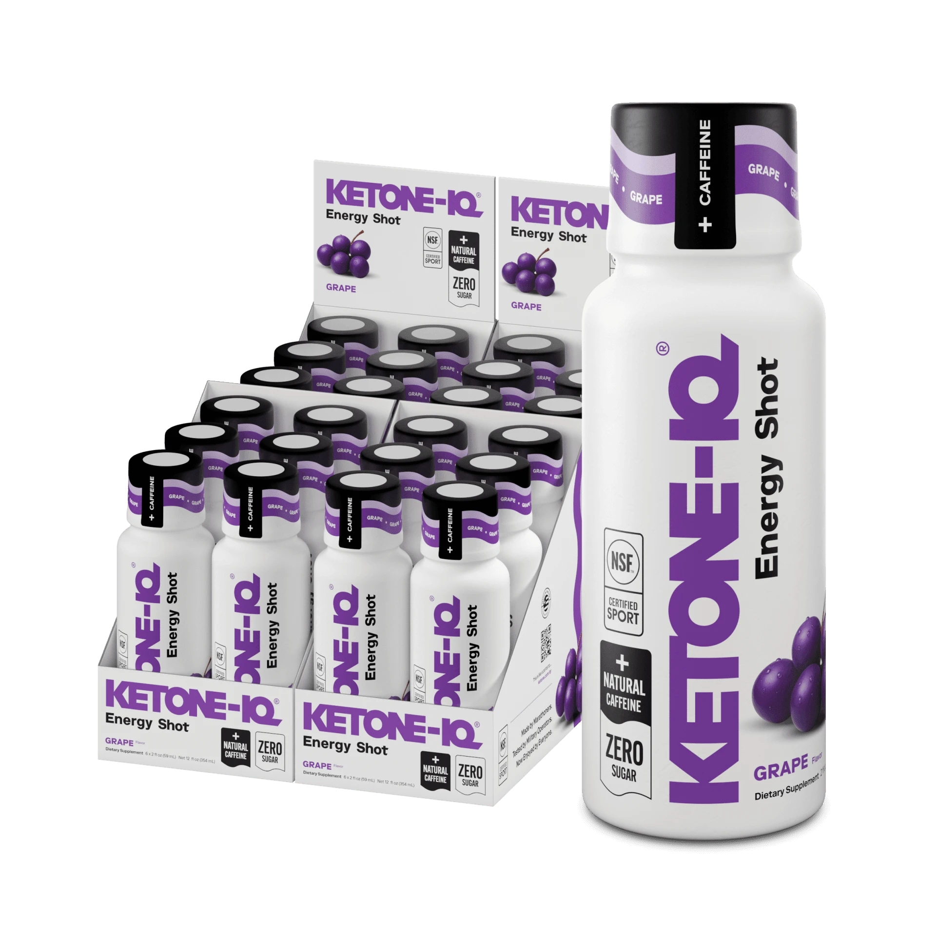 Ketone-IQ Grape +Caffeine Shot