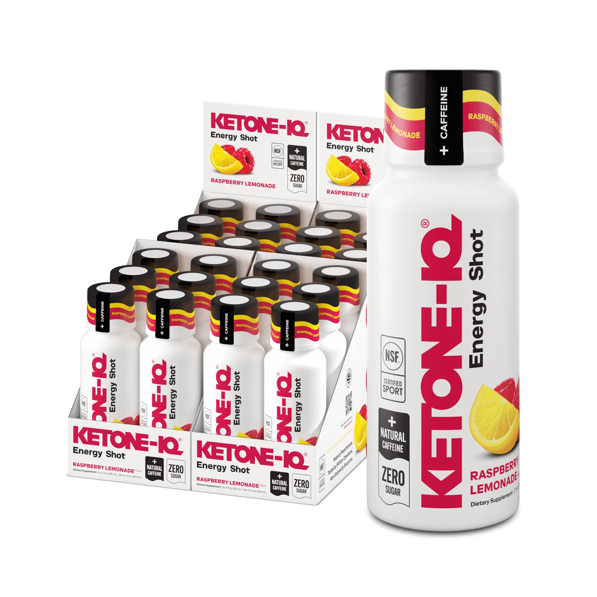 Ketone-IQ Raspberry Lemonade +Caffeine Shot
