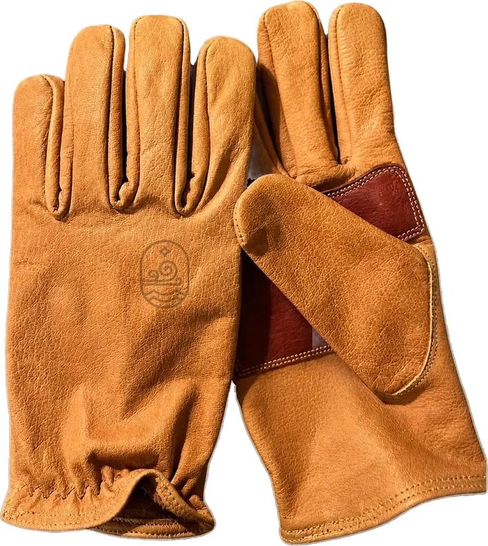 The Rarely ranching gloves, back of hand and palm