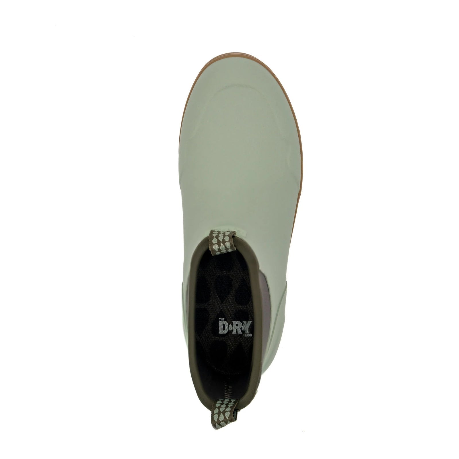 Reinforced heel and heel kick on the Field Sage deck boot