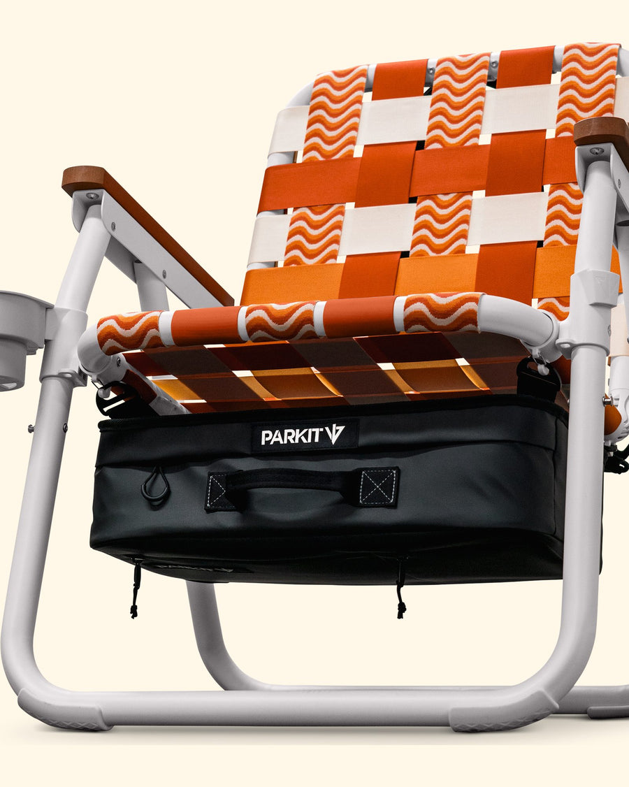 Sunkissed PARKIT Voyager cooler under the seat